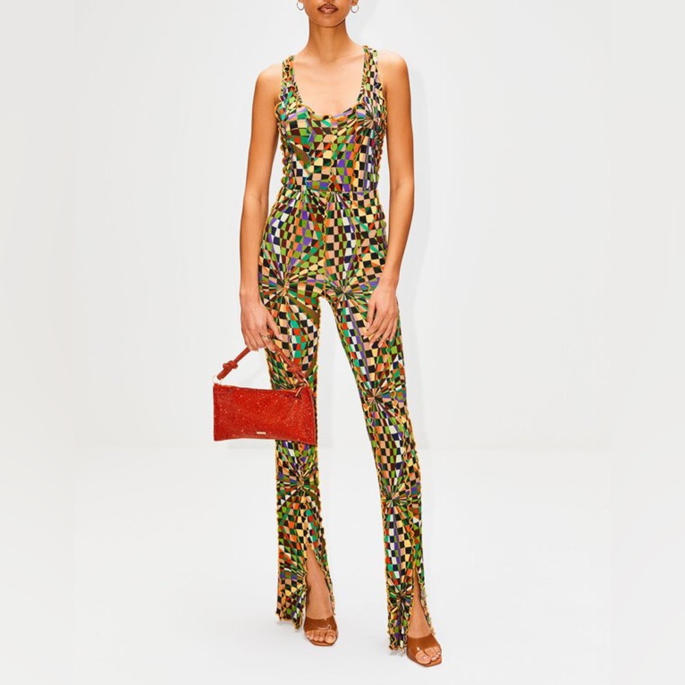 SIEDRES Kaleidoscope pants & tank set XS